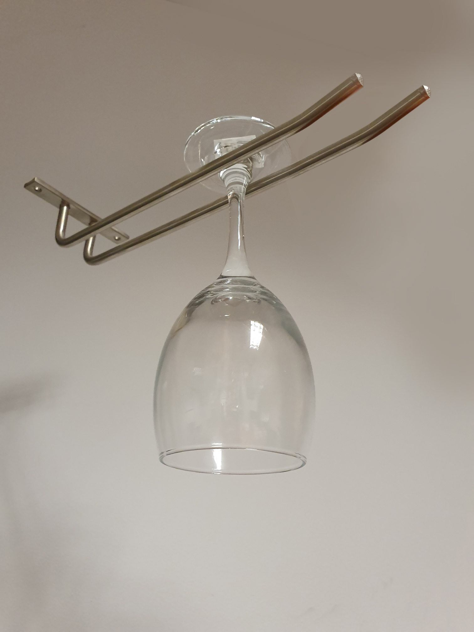Ceiling Mounted Wine Glass Prongs